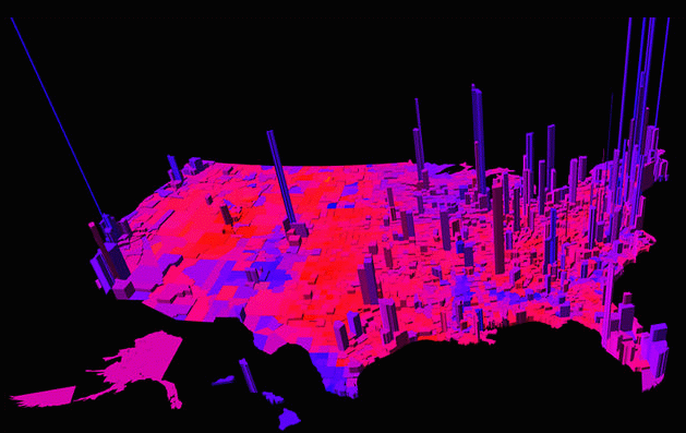 2012 election infographic voting maps