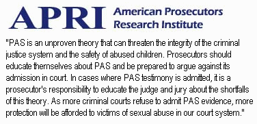 American Prosecutors Research Institute - against parental alienation theory