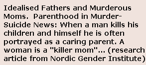 Idealized fathers - murderous mothers