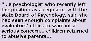 Claudia Rowe on parenting evaluator ethics