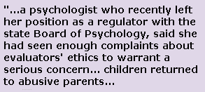 Child Custody Evaluations -Claudia Rowe on parenting evaluator ethics