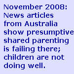 Shared parenting is failing in Australia