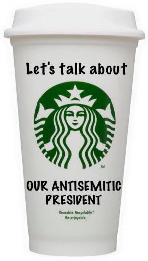 Starbucks 
Restaurant's idiotic race-conversation campaign.