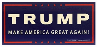 Make America Great Again! -- Donald J. Trump 2016