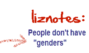 LIZNOTES - People Don't Have Genders