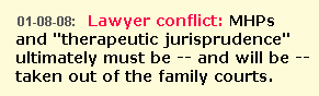 therapeutic jurisprudence - custody evaluators - guardians ad litem