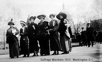 suffrage march