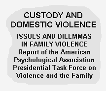 APA Presidential Task Force on Violence and the Family