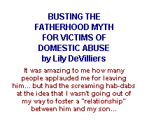 BUSTING THE MYTH OF FATHERHOOD